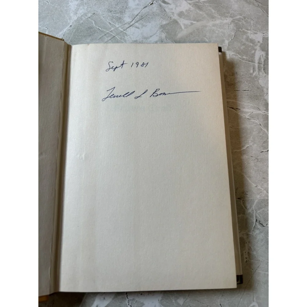 SIGNED‎ - FROZEN TRAIL by Terrell L. Bowers (1981-Hardcover) - VERY GOOD